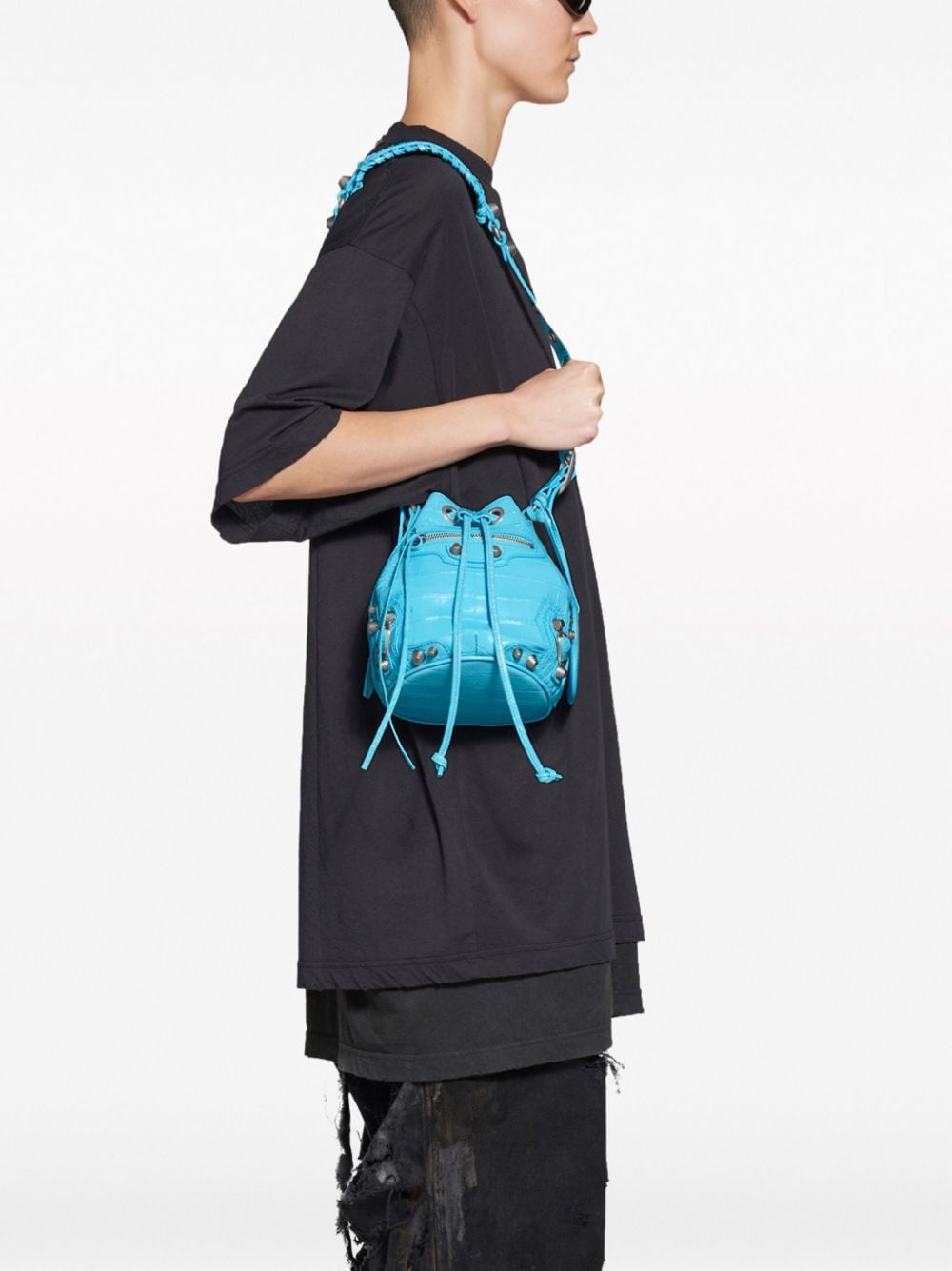 Ba*len*cia*ga xs le cagole bucket bag