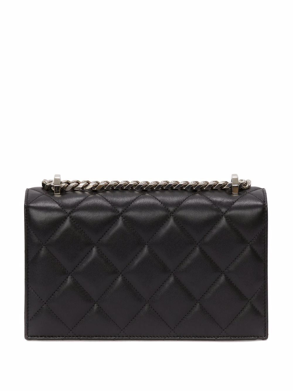 Alexander McQueen logo-print quilted crossbody bag