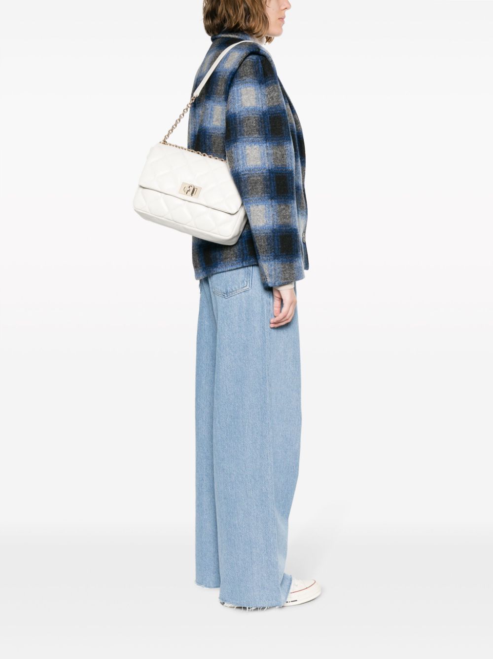 Furla 1927 quilted leather shoulder bag