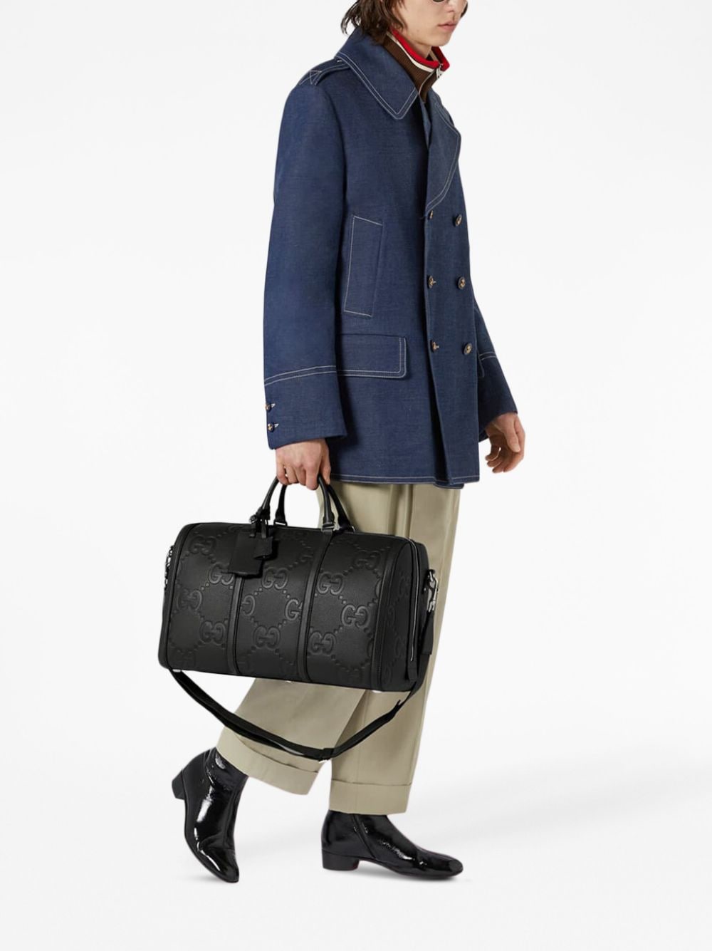 G*u*i small jumbo gg duffle bag