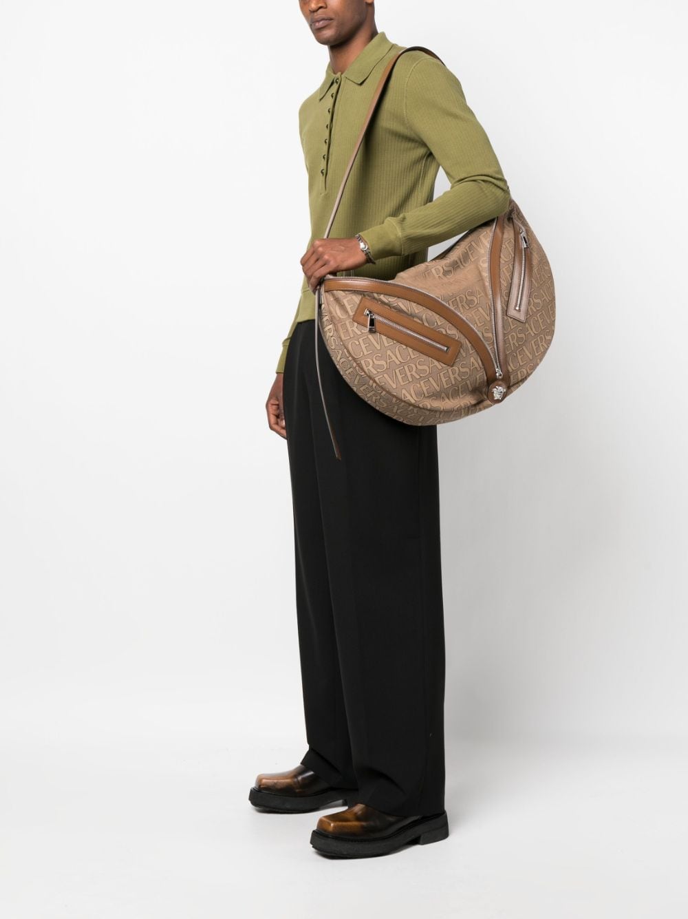 Versace large Versace Allover shoulder bag