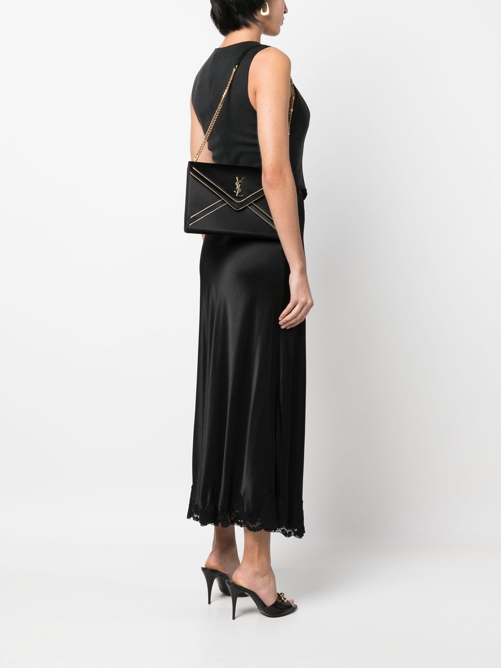 Saint Laurent Gaby logo-plaque shoulder bag