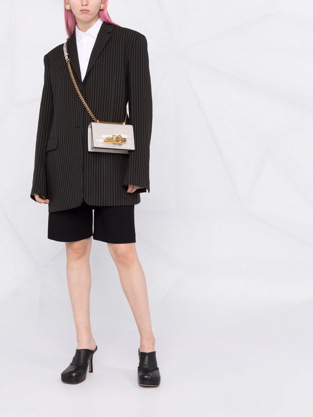 Alexander McQueen knuckleduster crossbody bag