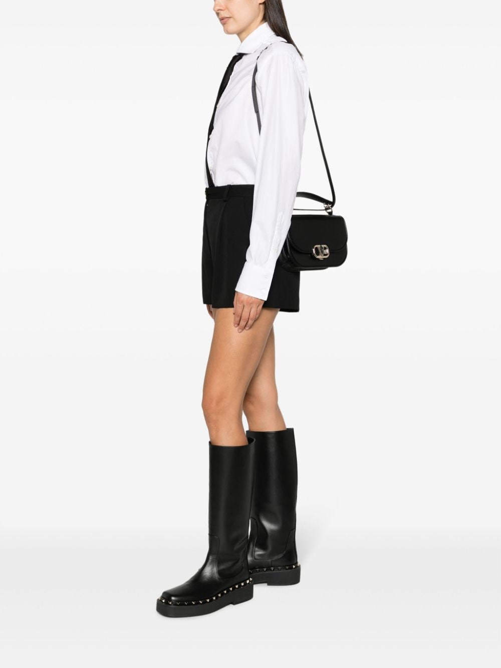 Valentino Garavani VLogo signature leather shoulder bag