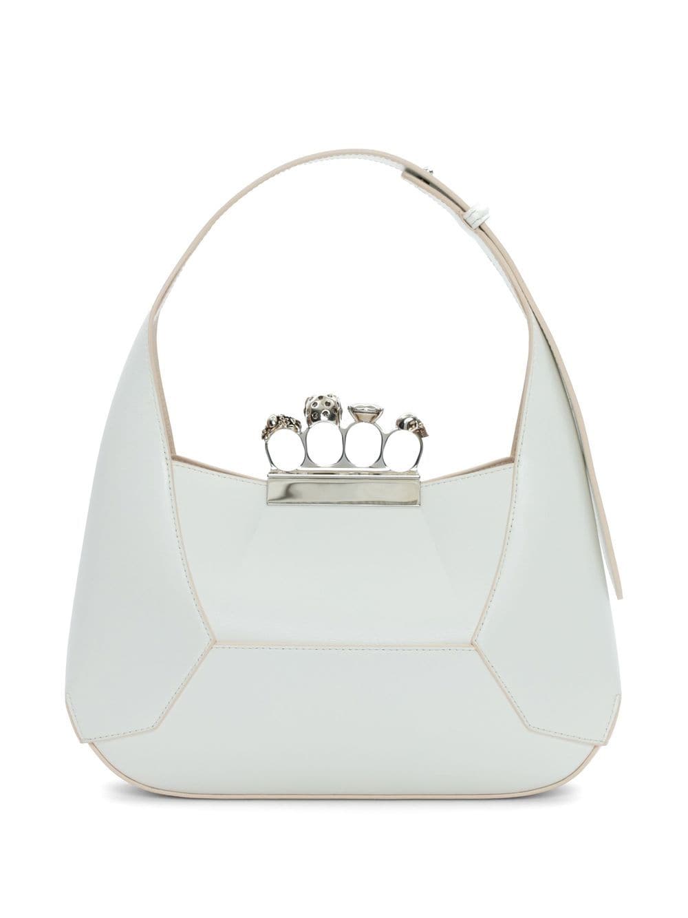 Alexander McQueen Jewelled Hobo leather tote bag