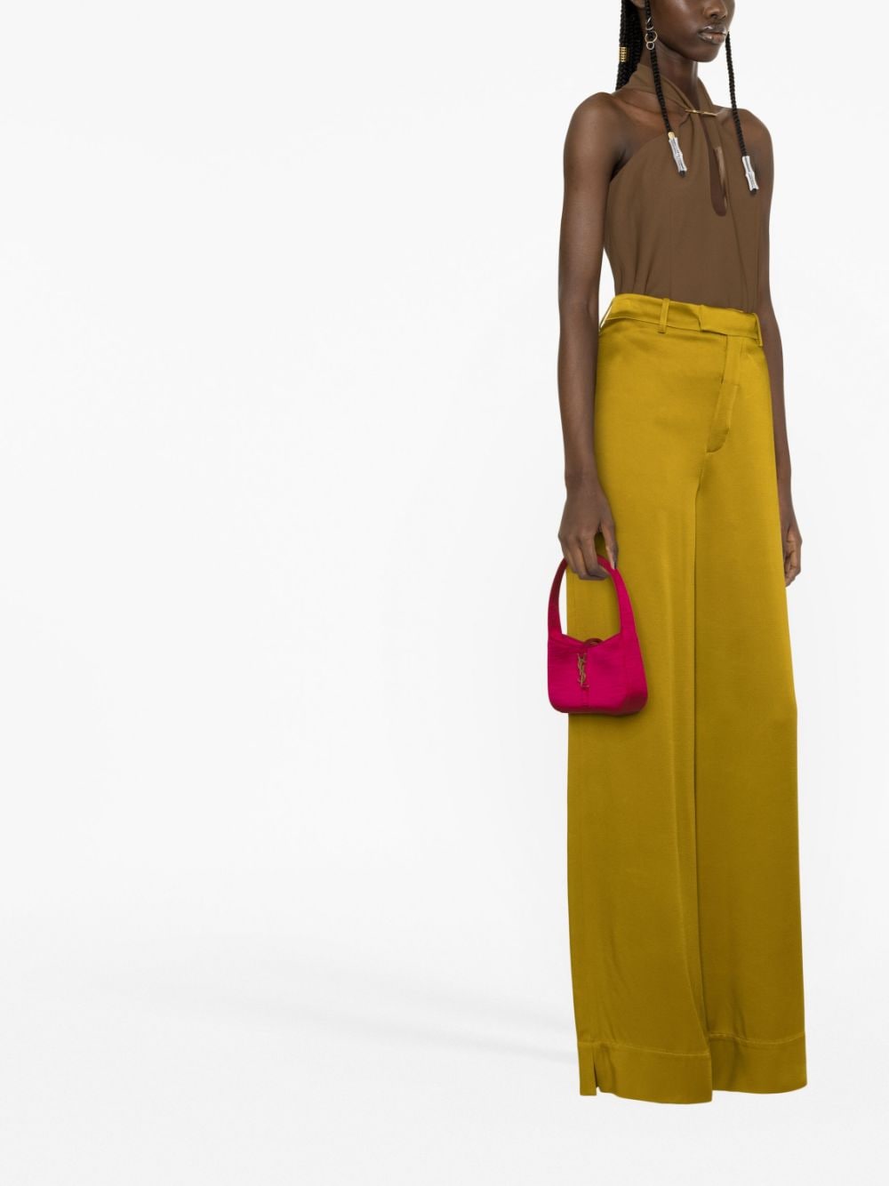 Saint Laurent mini Le 5 à 7 canvas tote bag