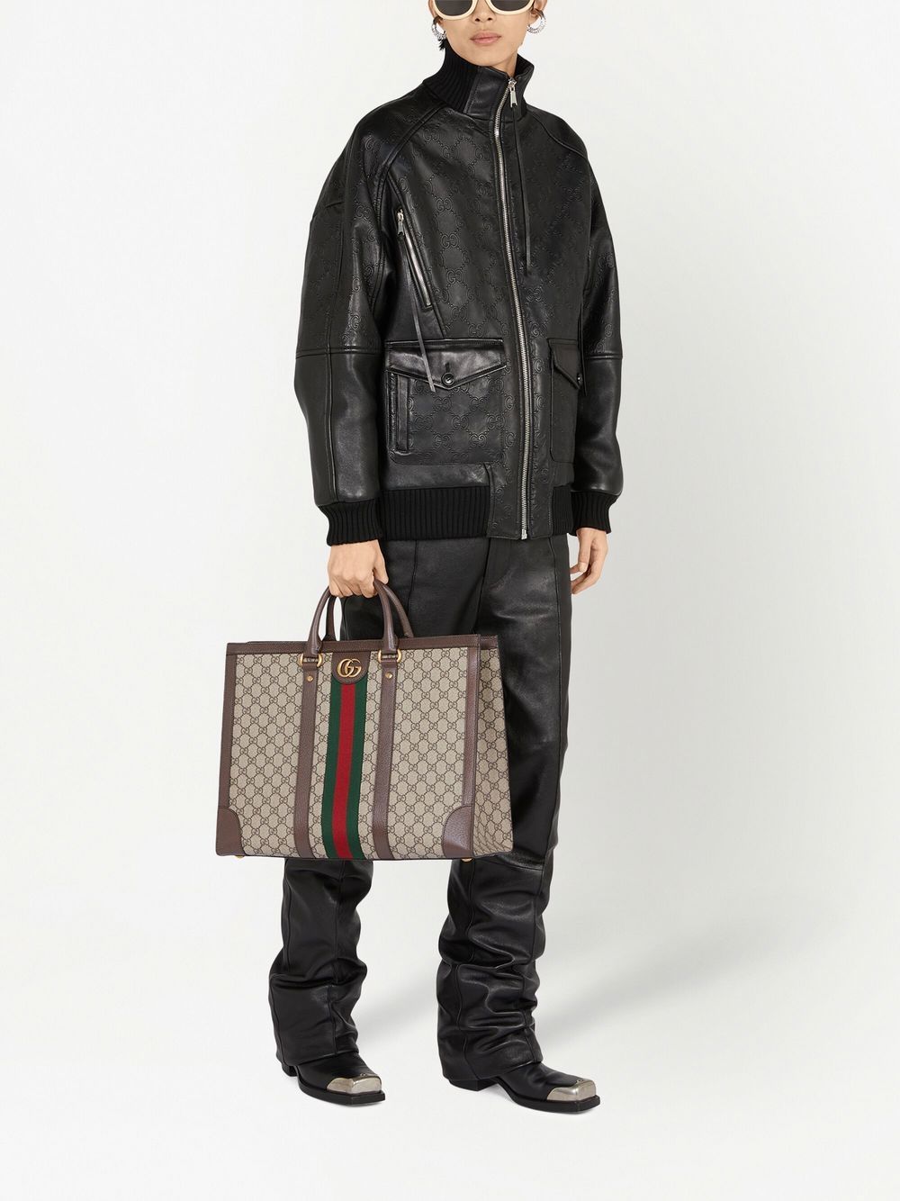 G*u*i large ophidia tote bag