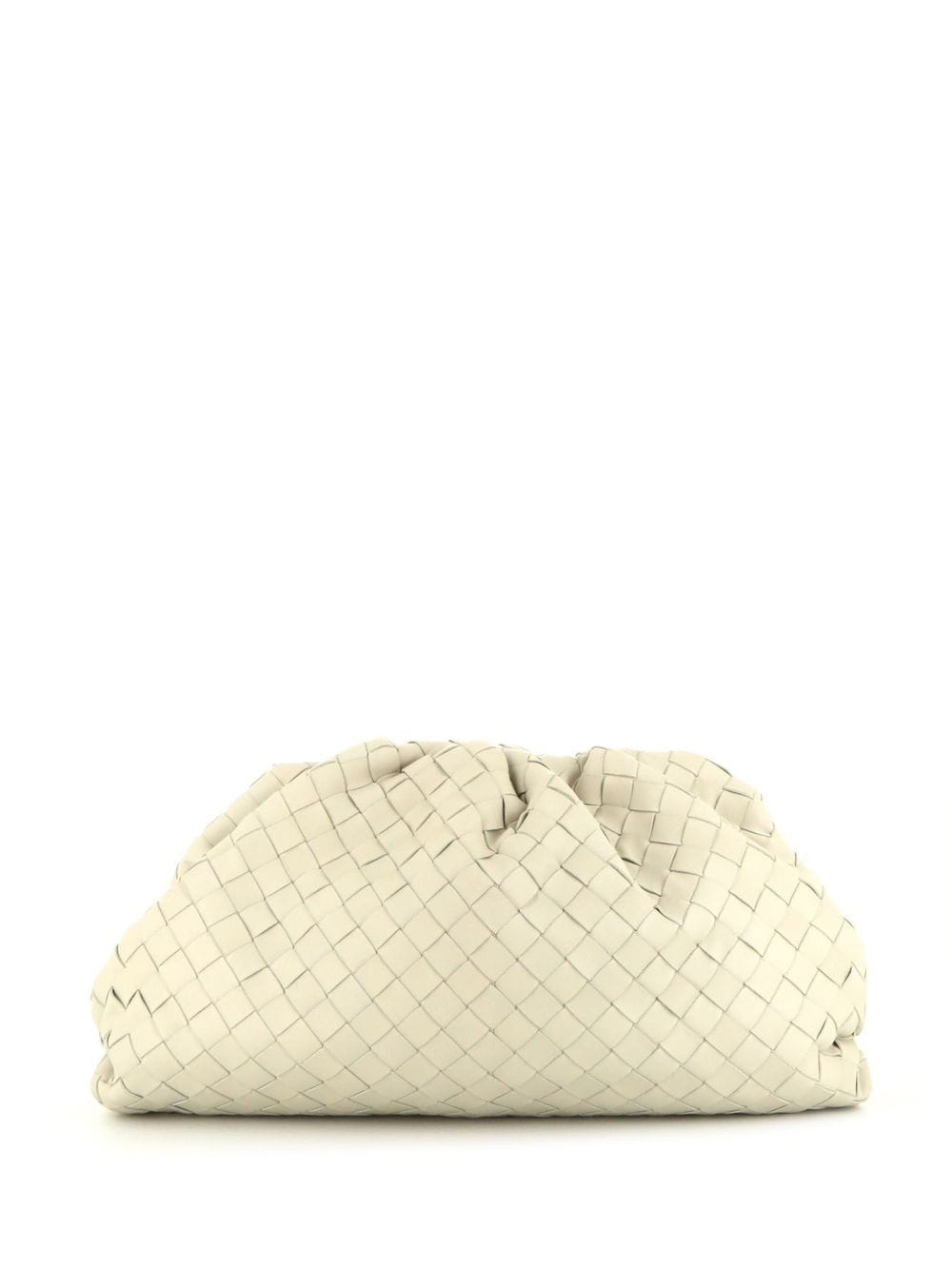 Bo*te*ga ve*ne*ta intrecciato gathered clutch