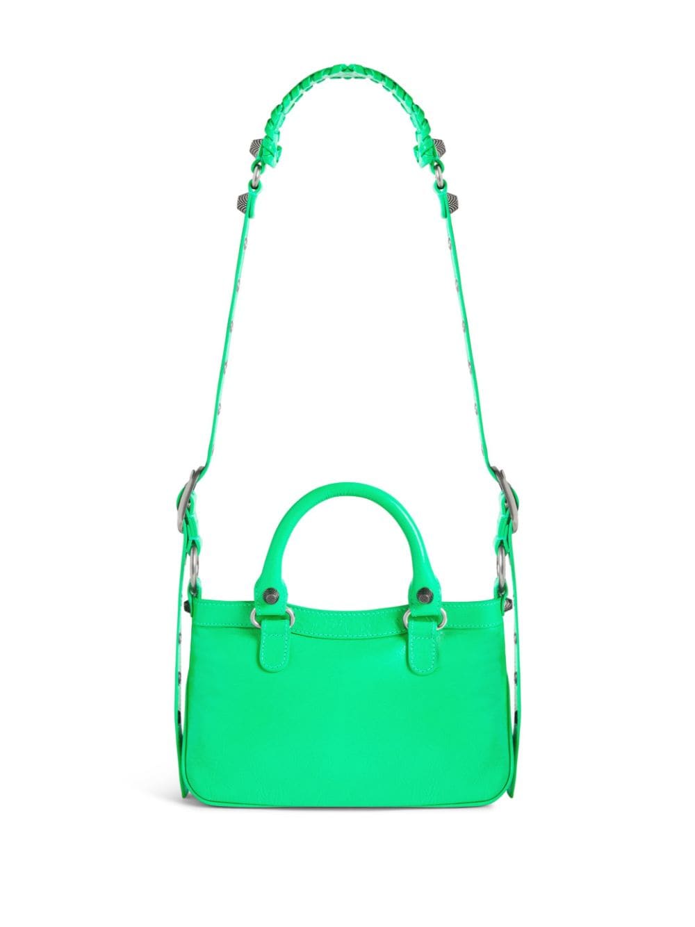 Ba*len*cia*ga small neo cagole leather tote bag