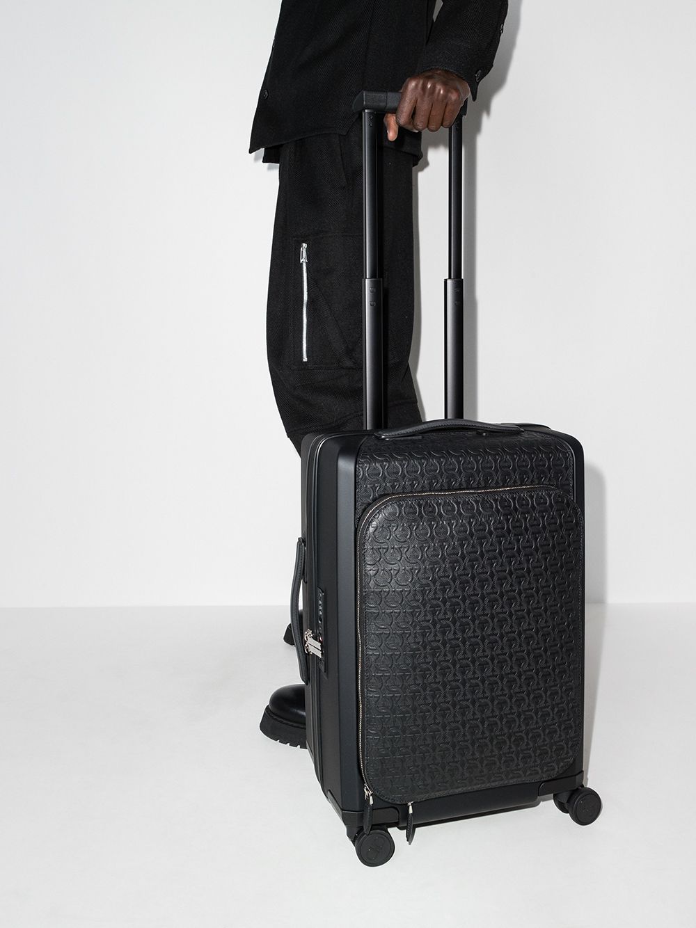 Ferragamo Gancini carry-on suitcase