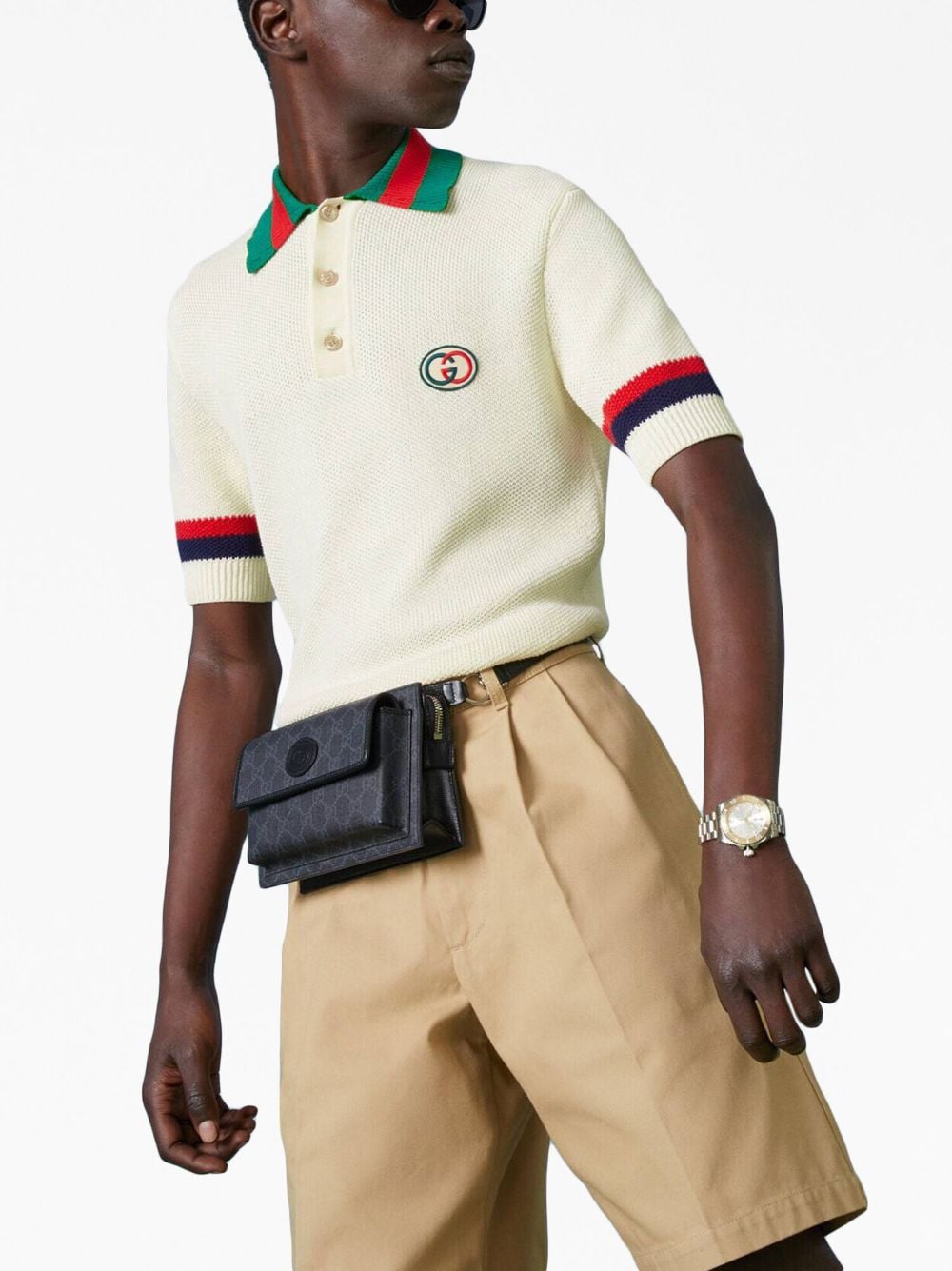 g*u*i gg S*p*e canvas belt bag