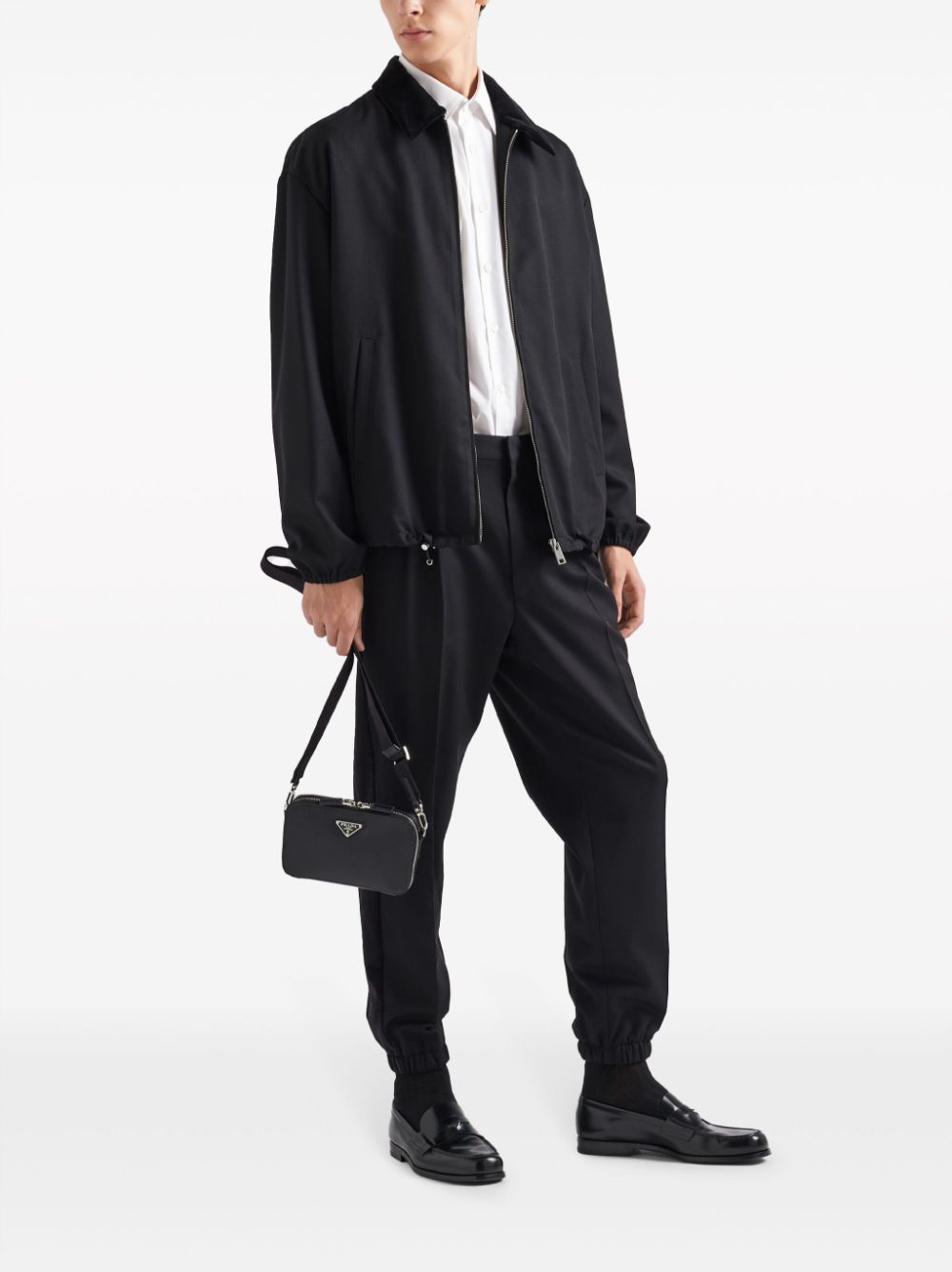 Pra*a small brique crossbody bag