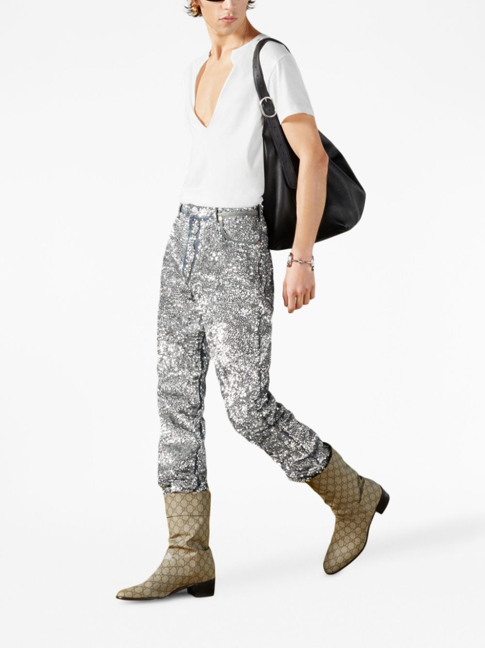 G*u*i jackie 1961 leather shoulder bag