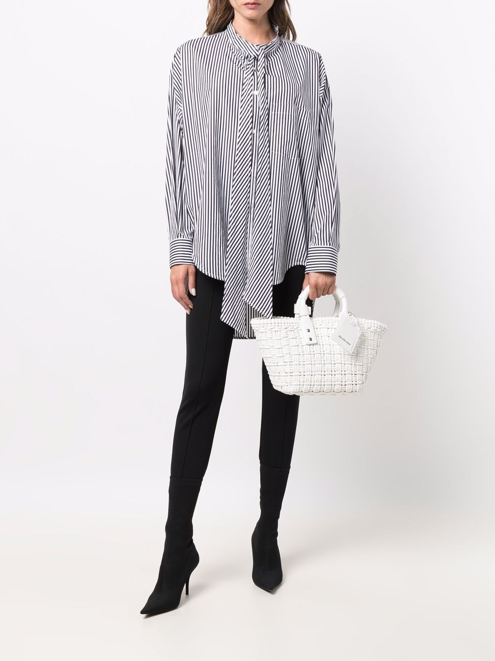 Ba*len*cia*ga xs bistro basket tote bag