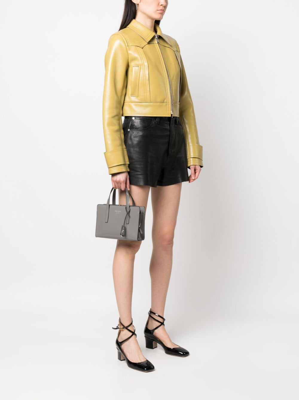 Pra*a re-edition 1995 leather tote bag