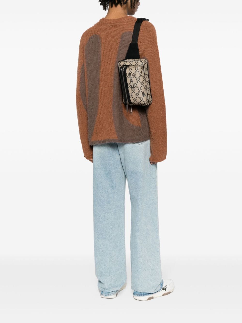 Off-White Arrows-motif leather belt bag