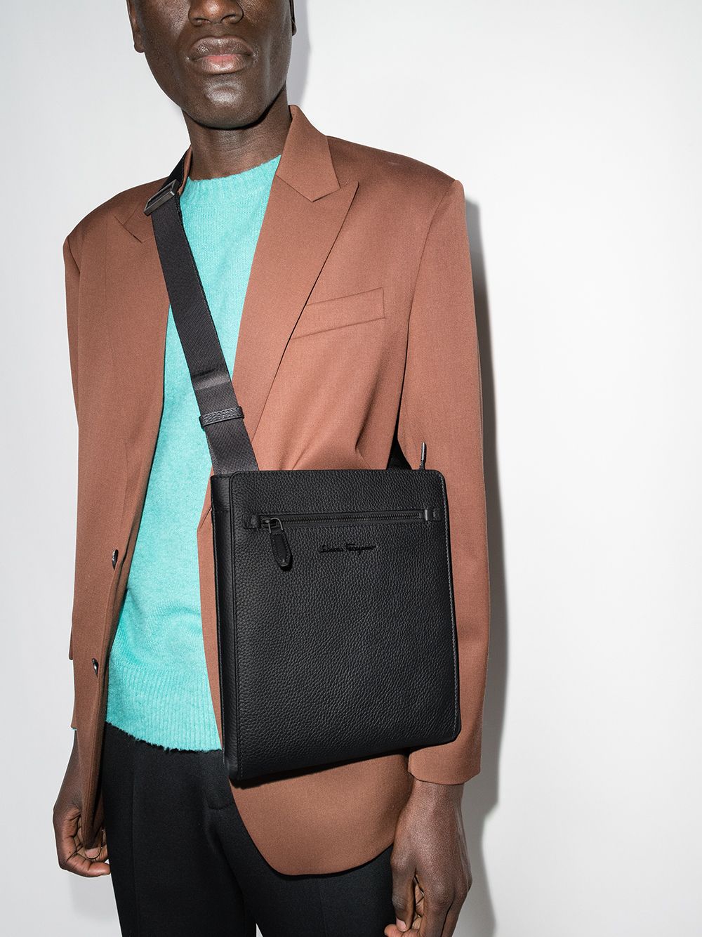 Ferragamo logo plaque crossbody bag