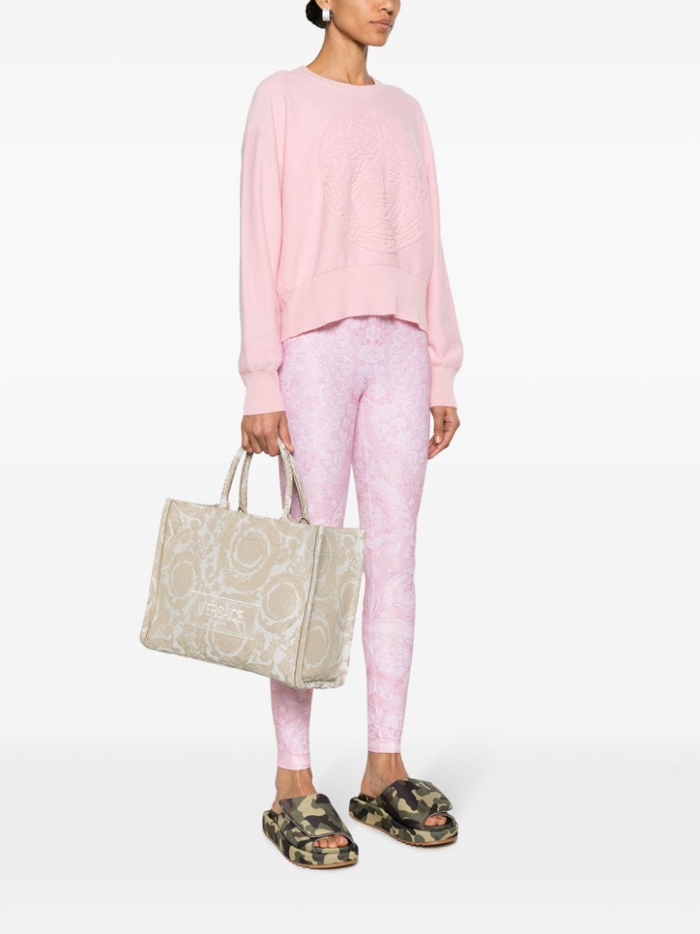 Versace large Barocco Athena tote bag