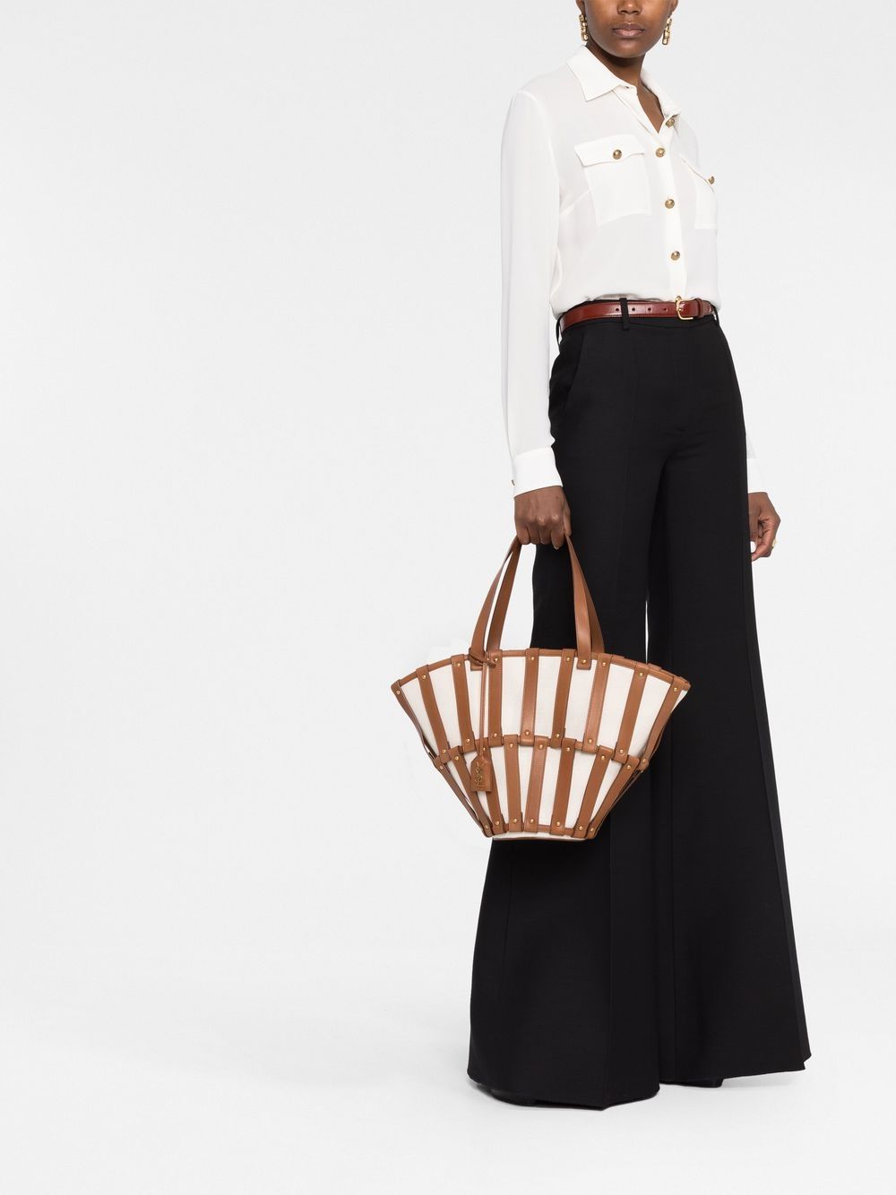 Saint Laurent Panier basket tote