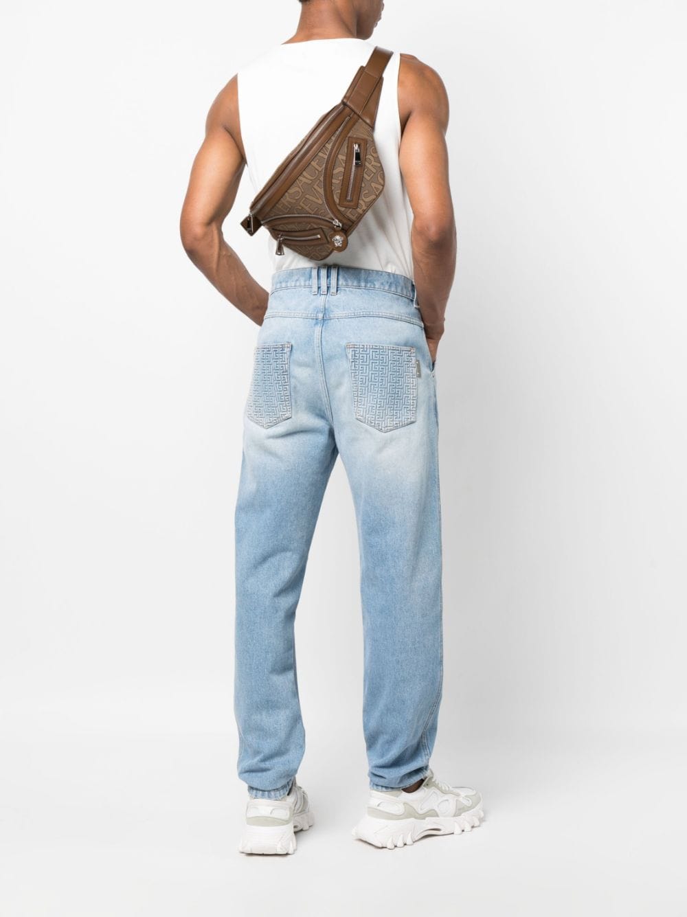 Versace Versace Allover-print belt bag