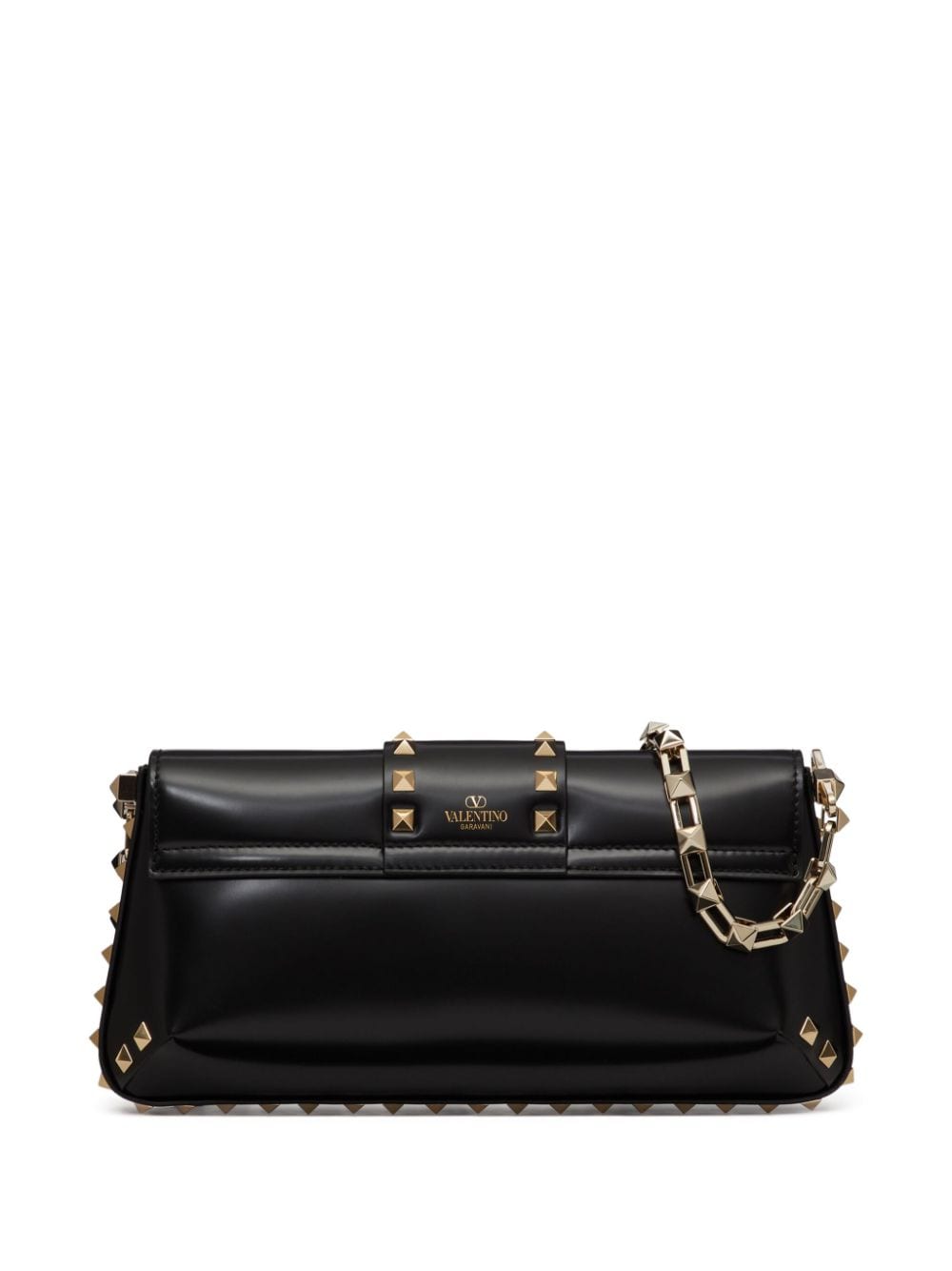 Valentino Garavani Rockstud brushed-leather shoulder bag
