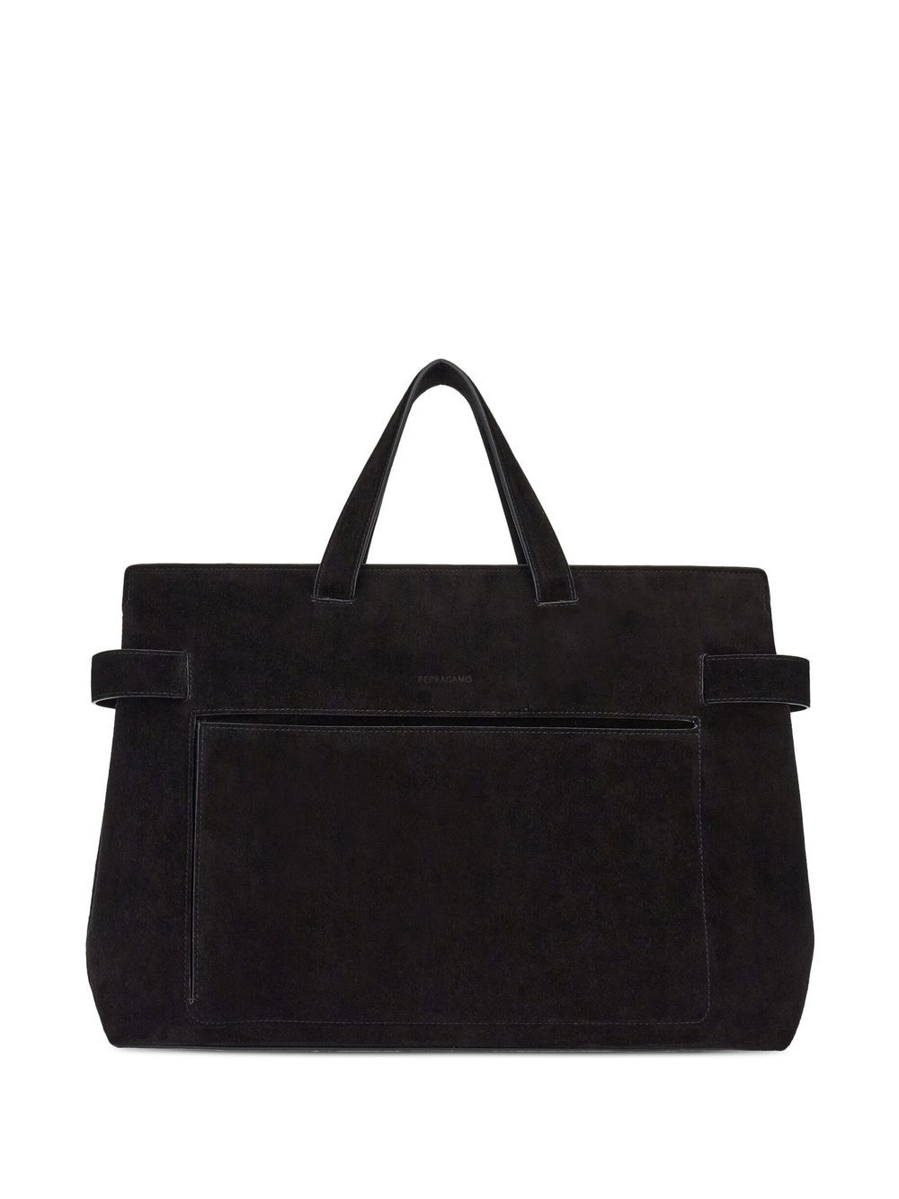 Ferragamo calf leather tote bag