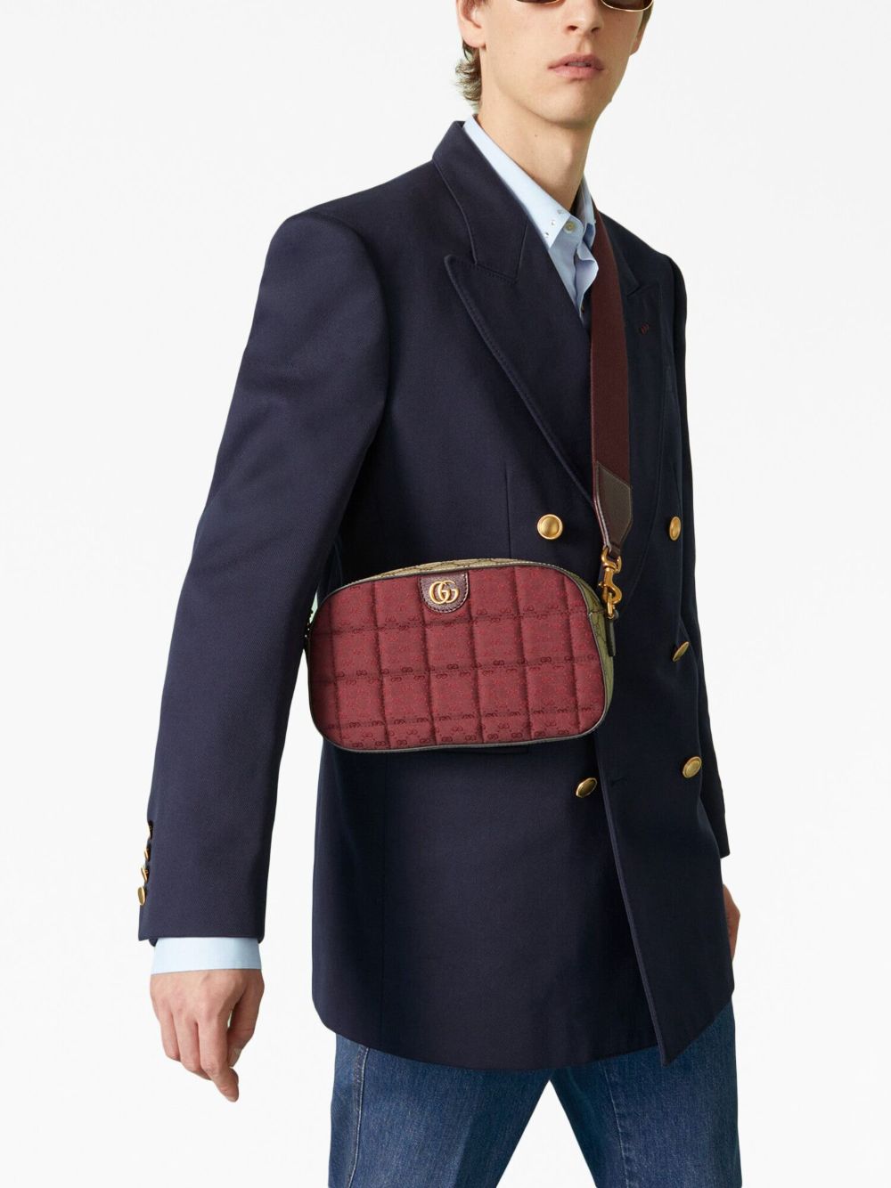 G*u*i small double g shoulder bag