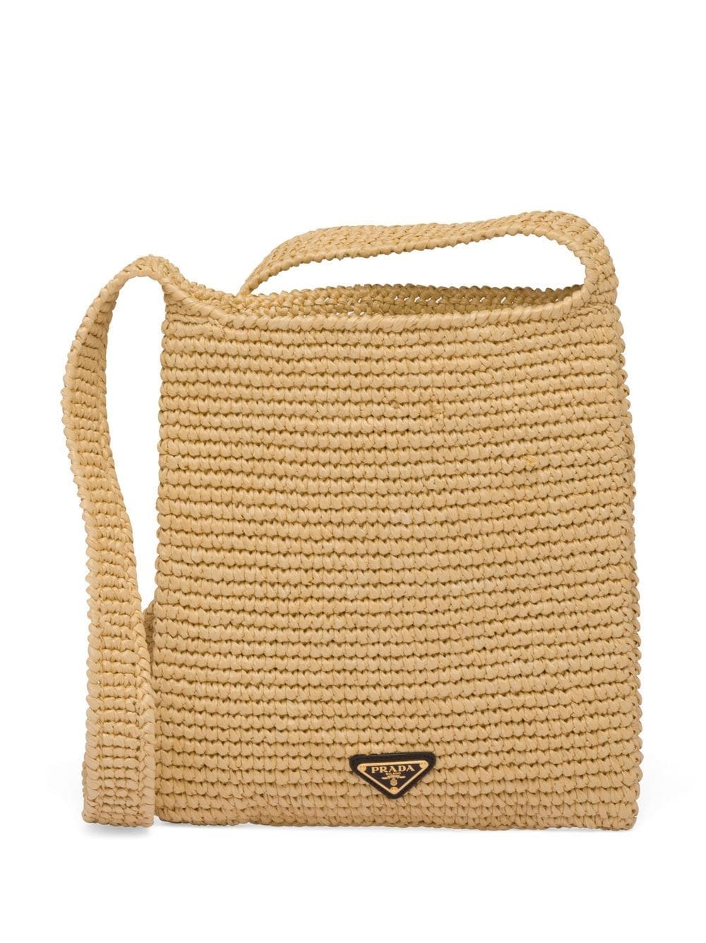 Pra*a raffia tote bag