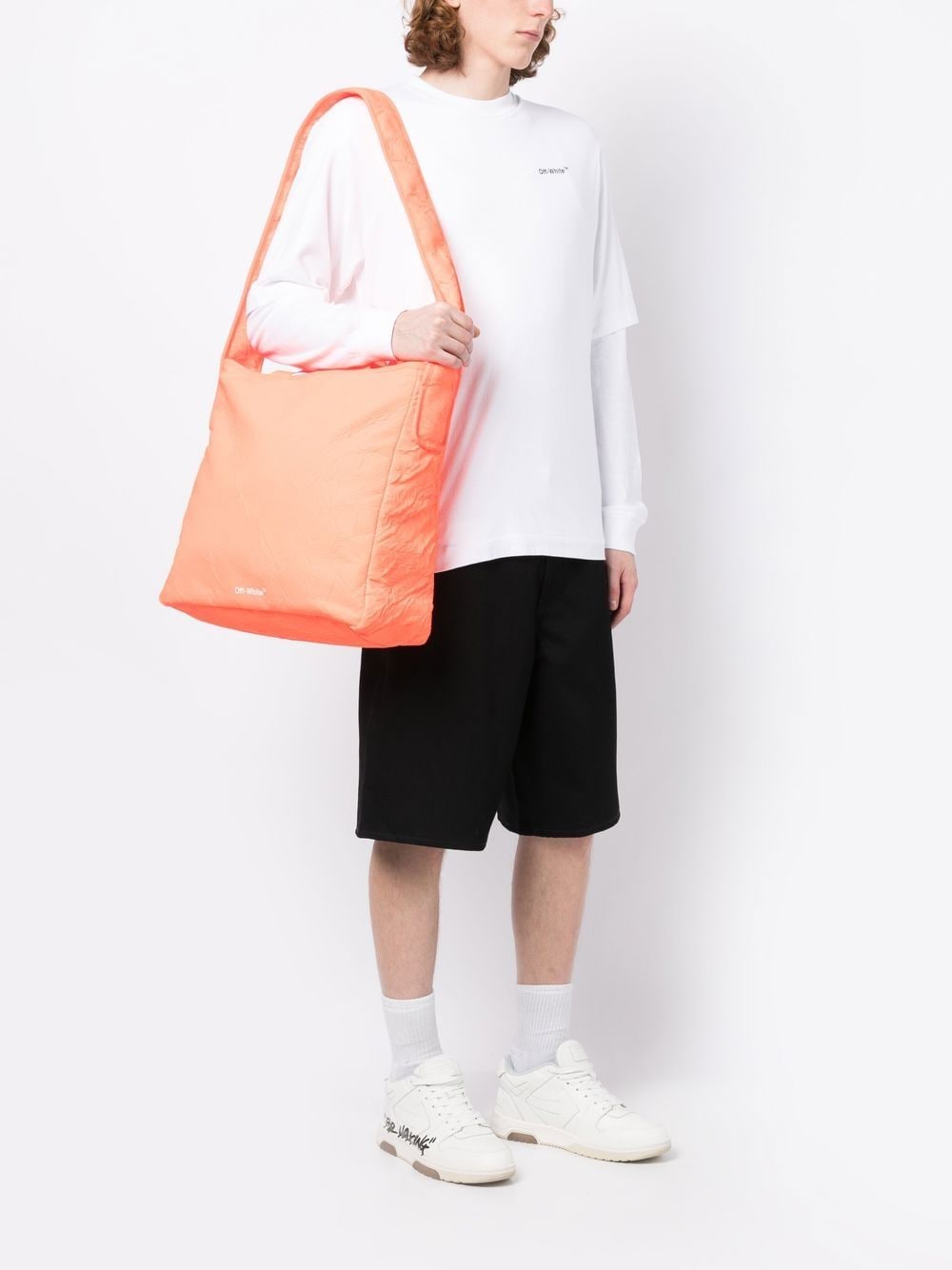 Off-White large logo-print tote bag