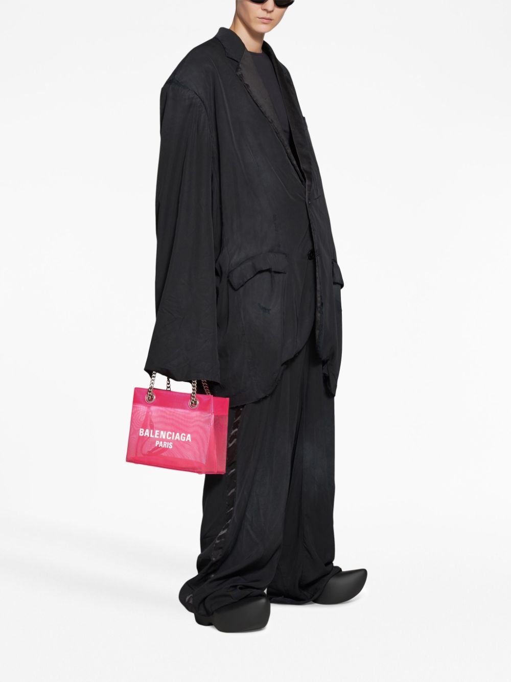 Ba*len*cia*ga small duty free mesh tote bag