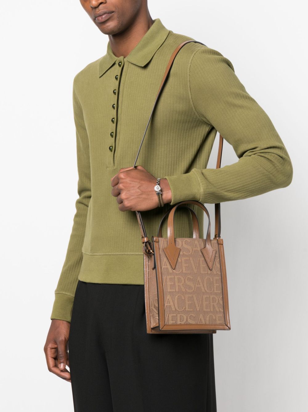 Versace Versace Allover crossbody bag