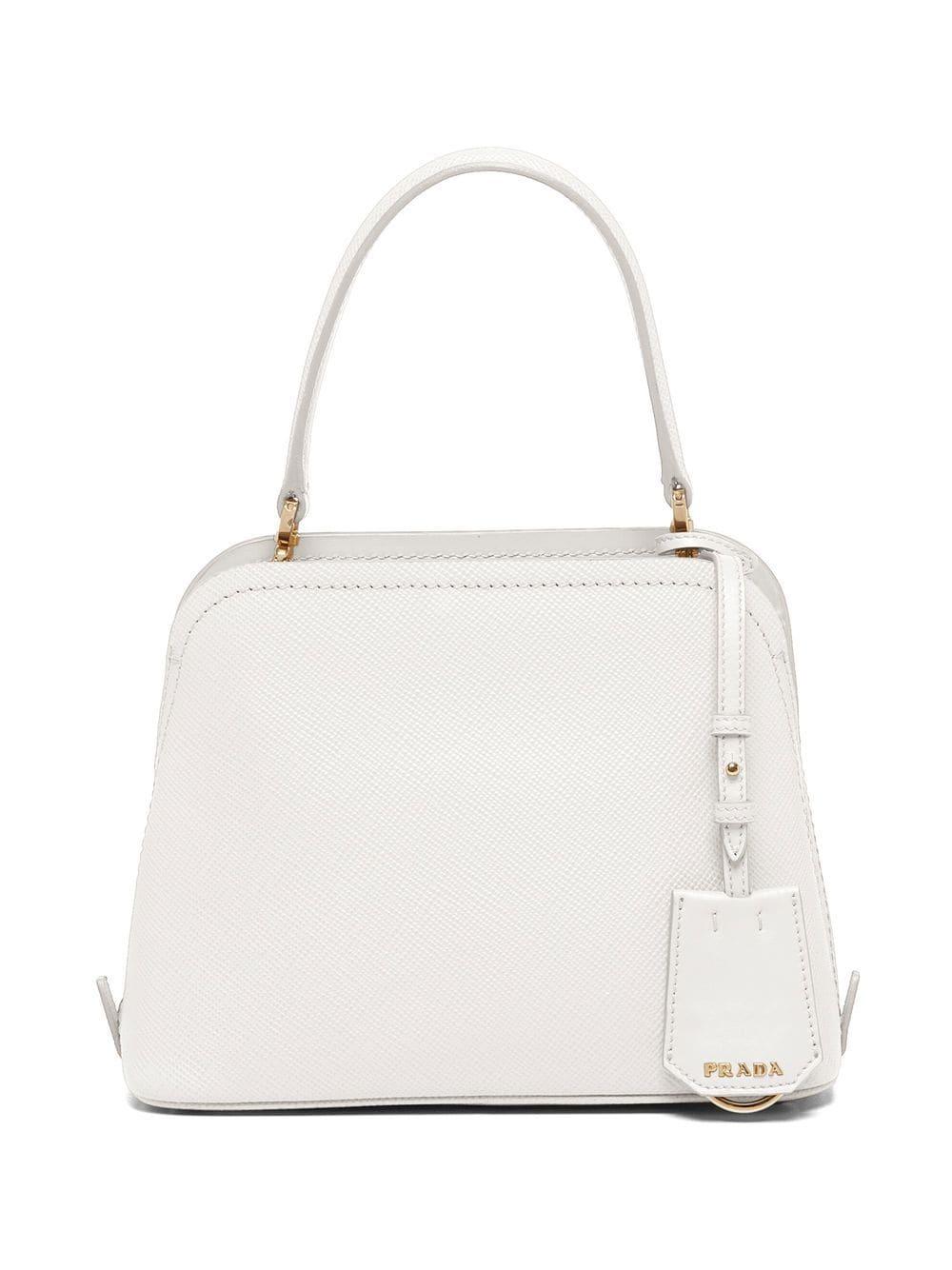 Pra*a small matinée saffiano leather tote bag