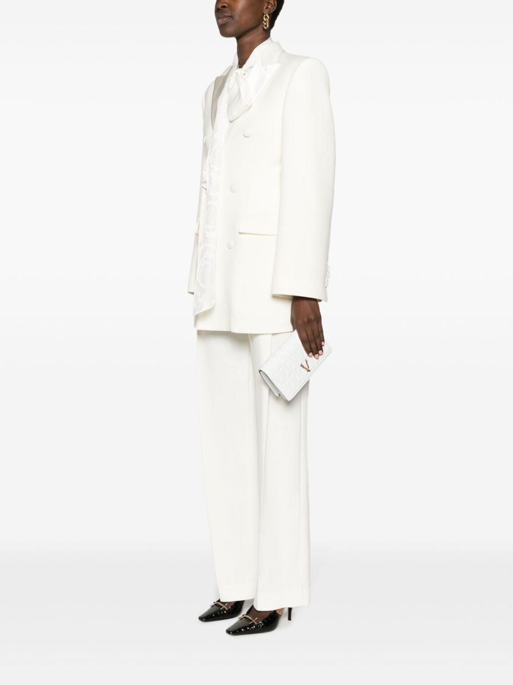 Versace Virtus leather crossbody bag