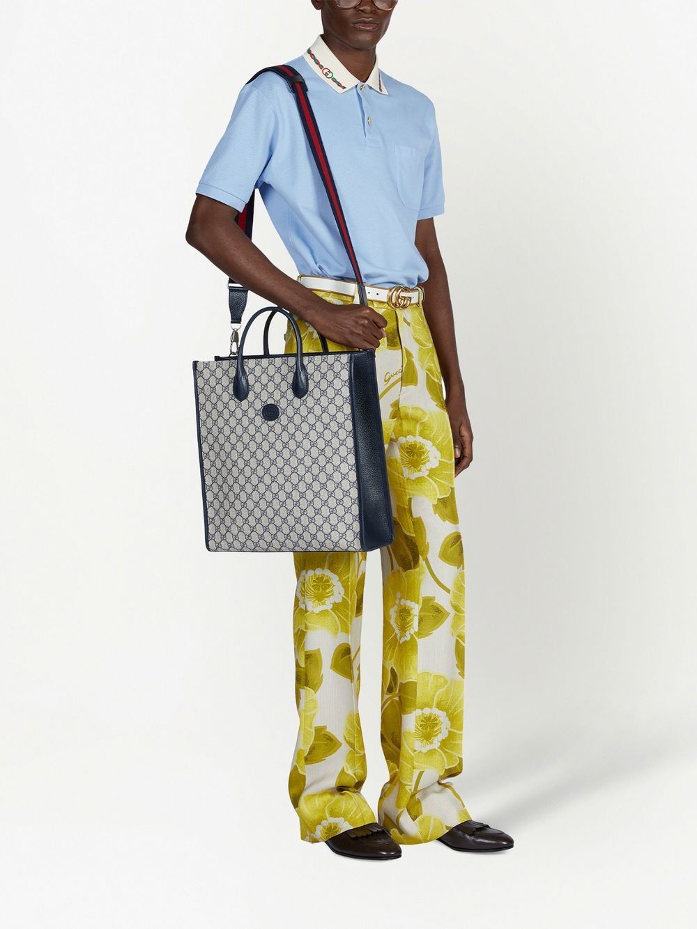 G*u*i gg-canvas tote bag