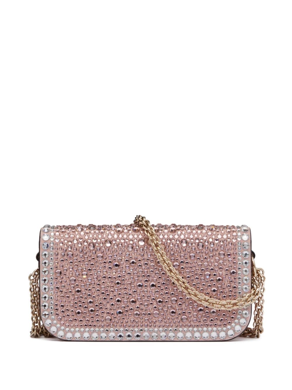Valentino Garavani small Locò rhinestone-embellished shoulder bag