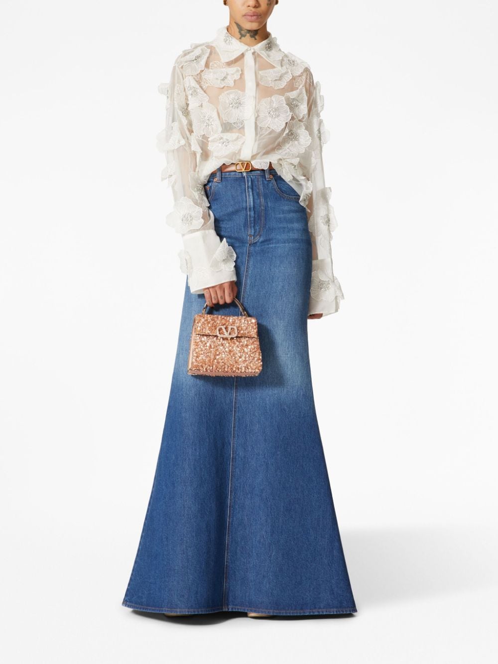 Valentino Garavani mini VSling embroidered handbag