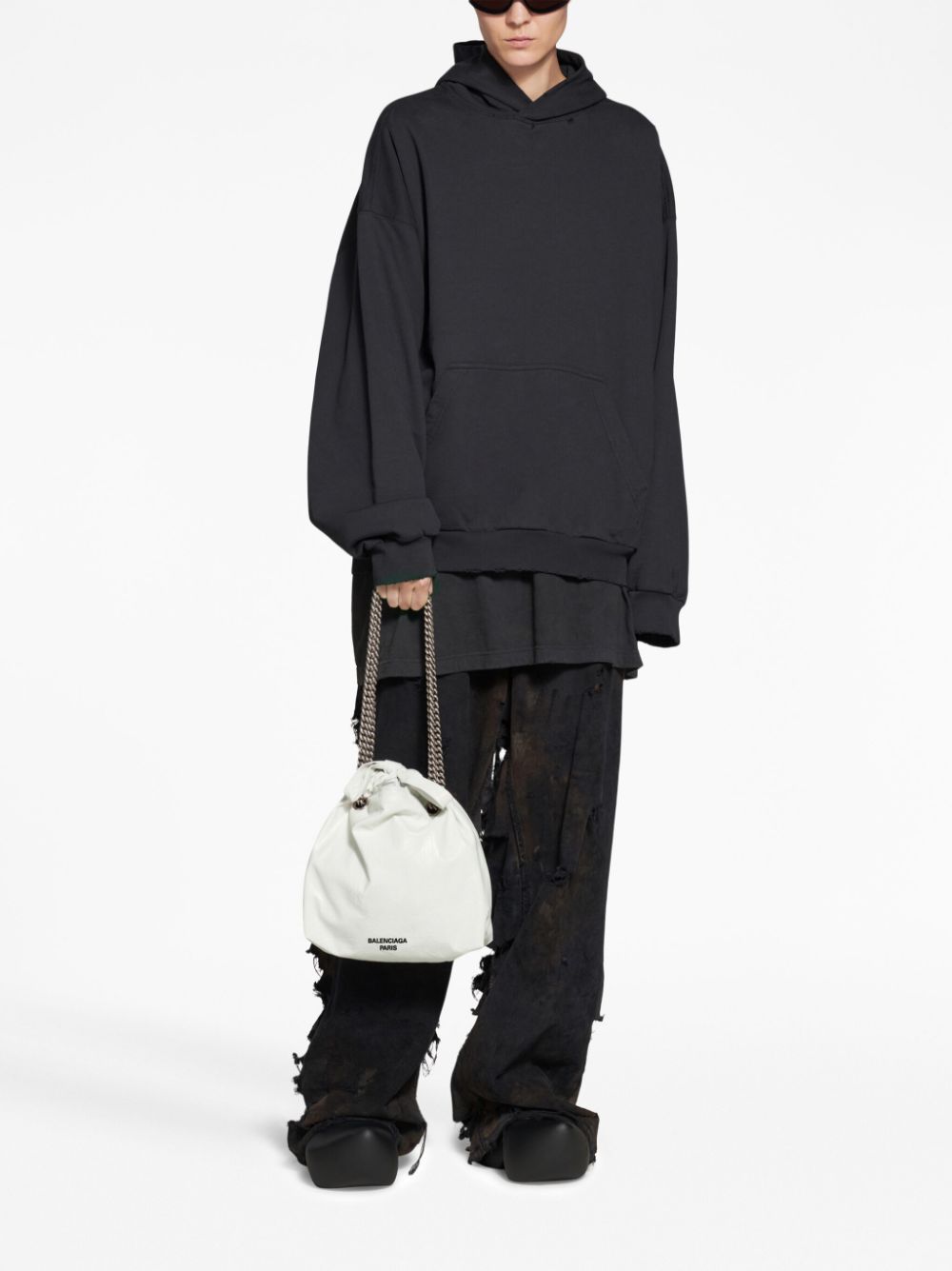 Ba*len*cia*ga crush tote bag