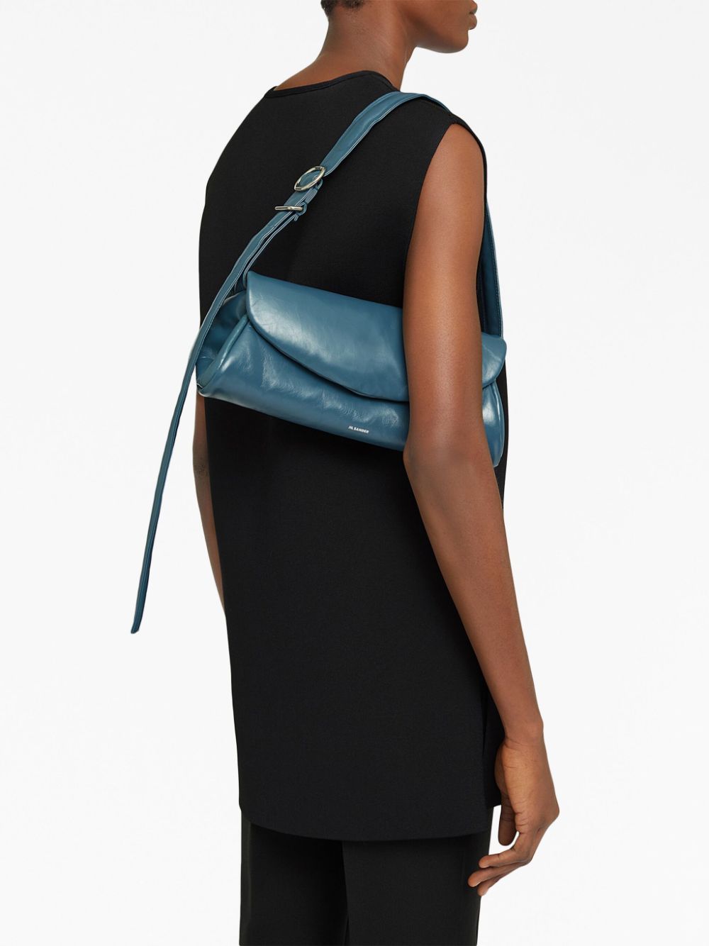 Jil Sander Cannolo Grande leather bag