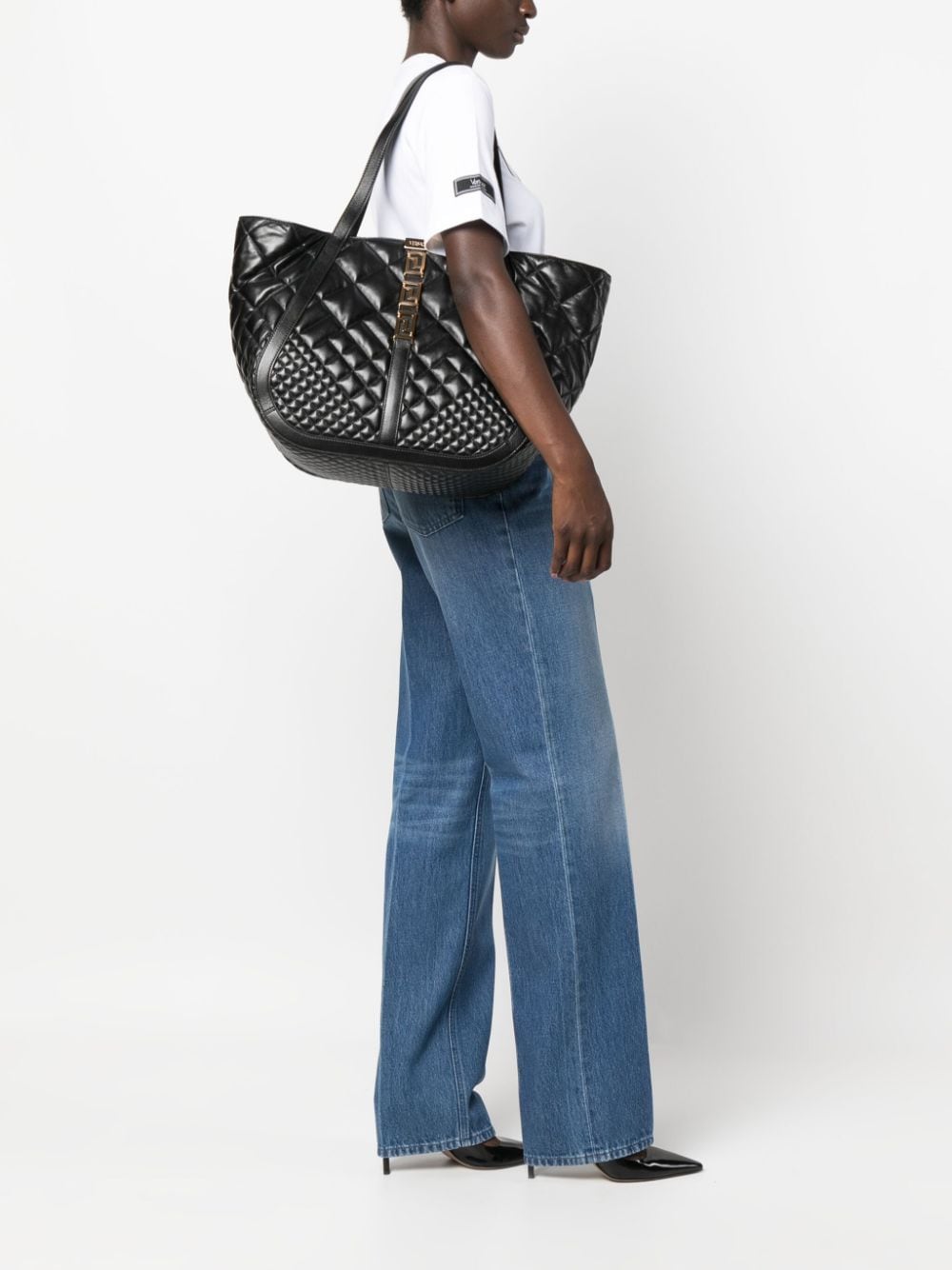 Versace Greca Goddess shoulder bag