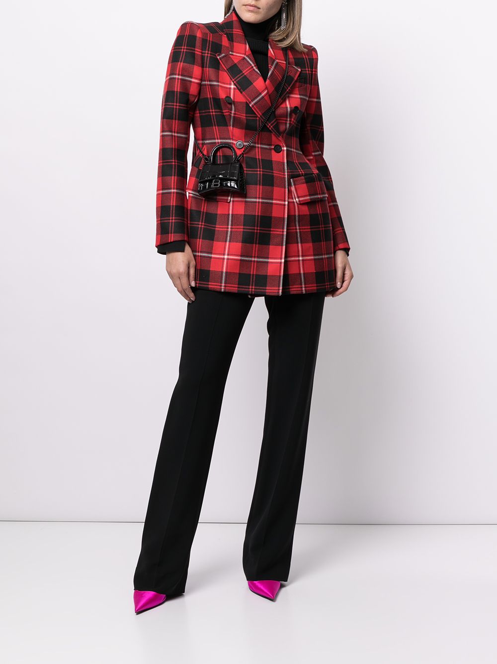 Ba*len*cia*ga hourglass embossed mini bag