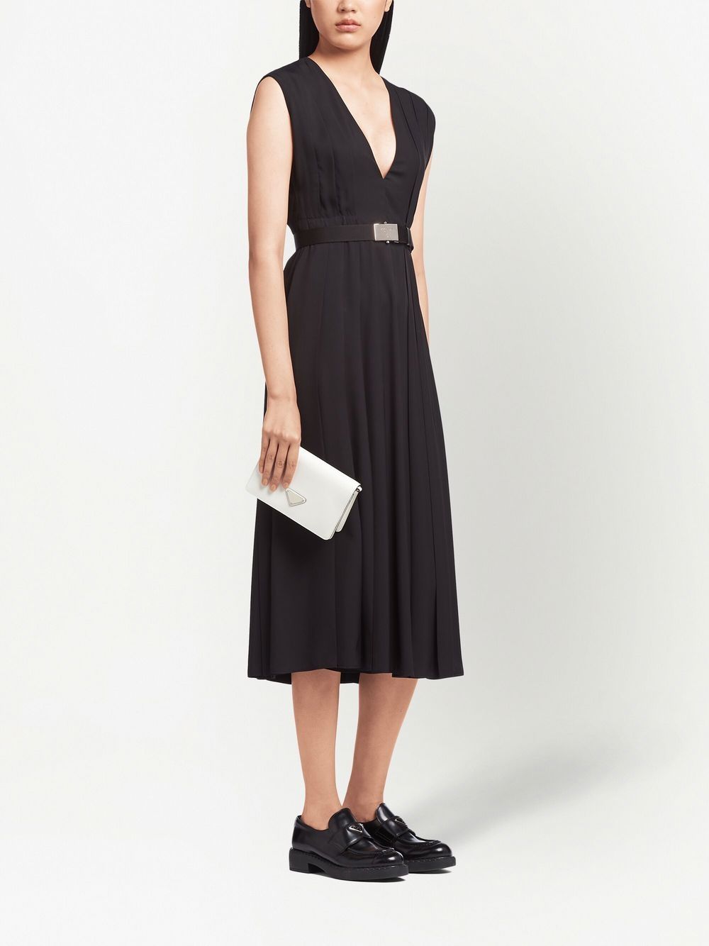 Pra*a triangle-logo small shoulder bag