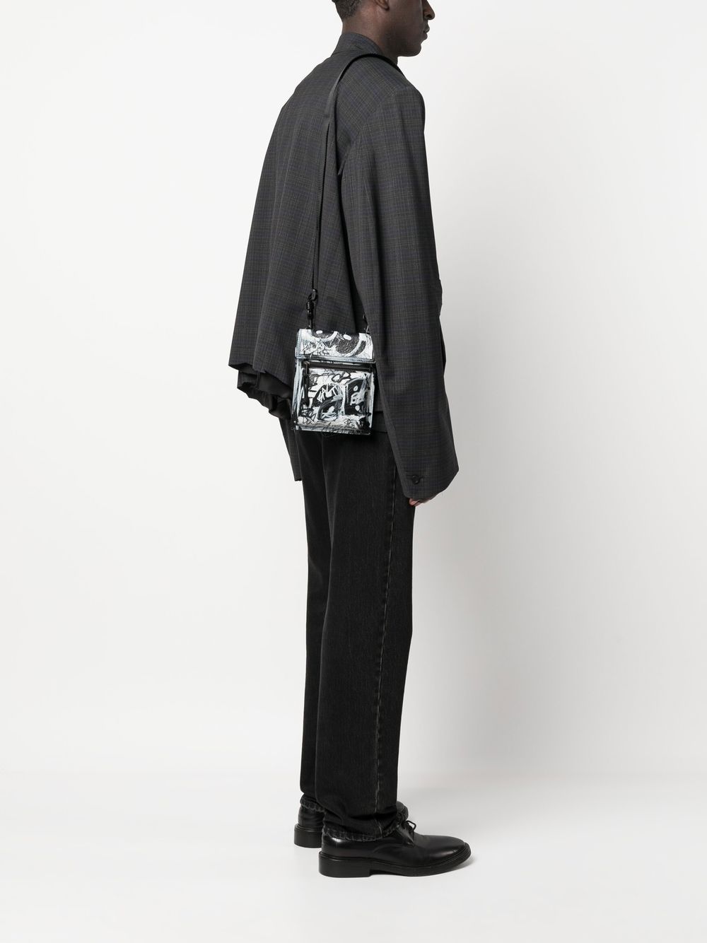 Ba*len*cia*ga graphic-print messenger bag