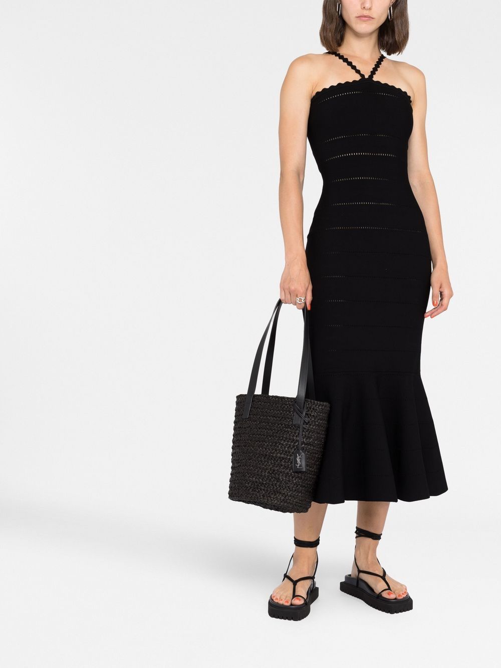 Saint Laurent woven bucket bag