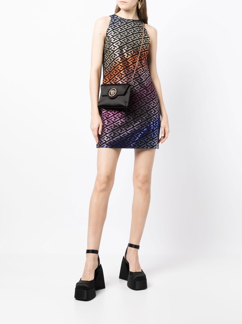 Versace La Medusa envelope clutch