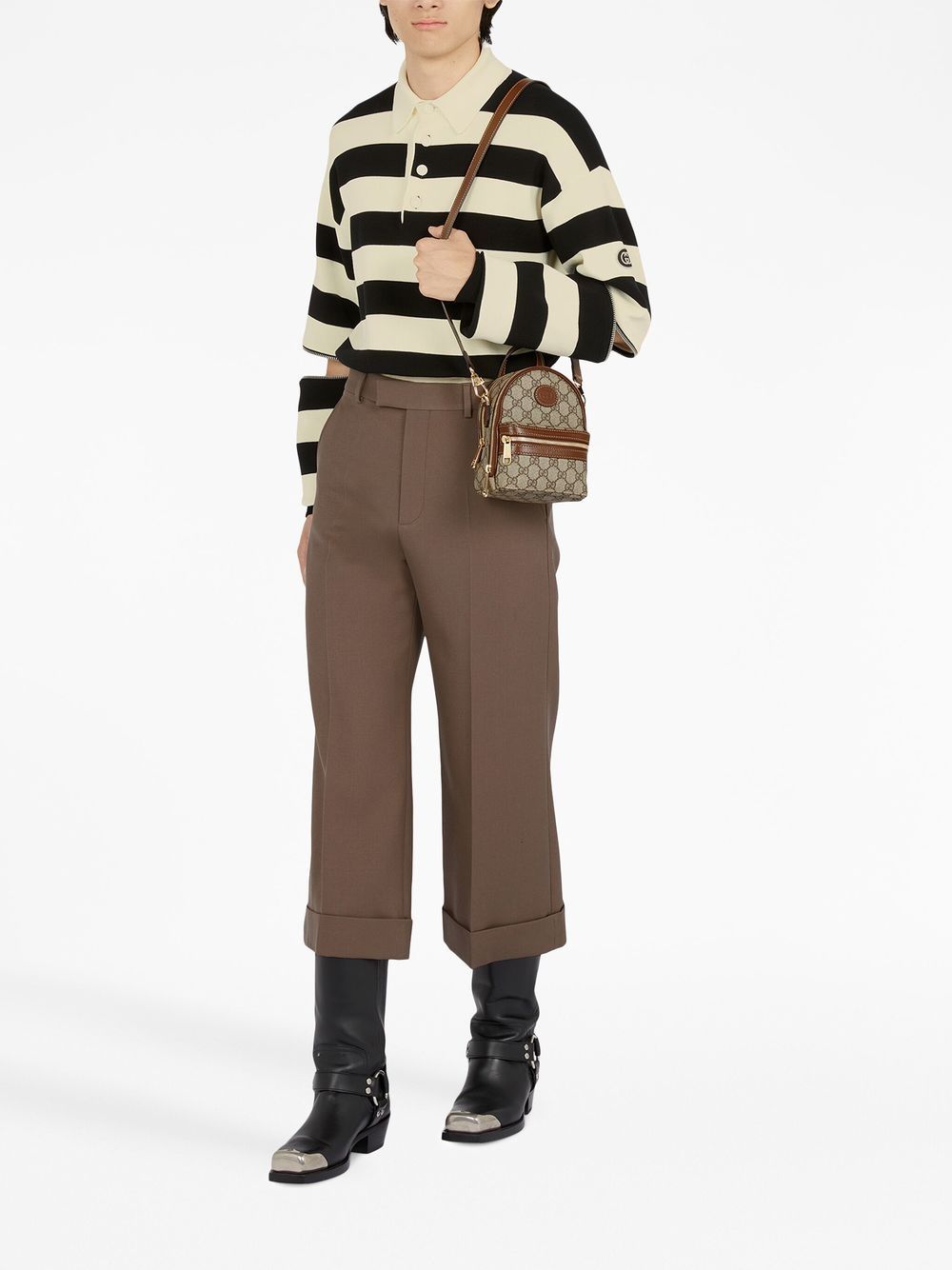 G*u*i interlocking g canvas backpack