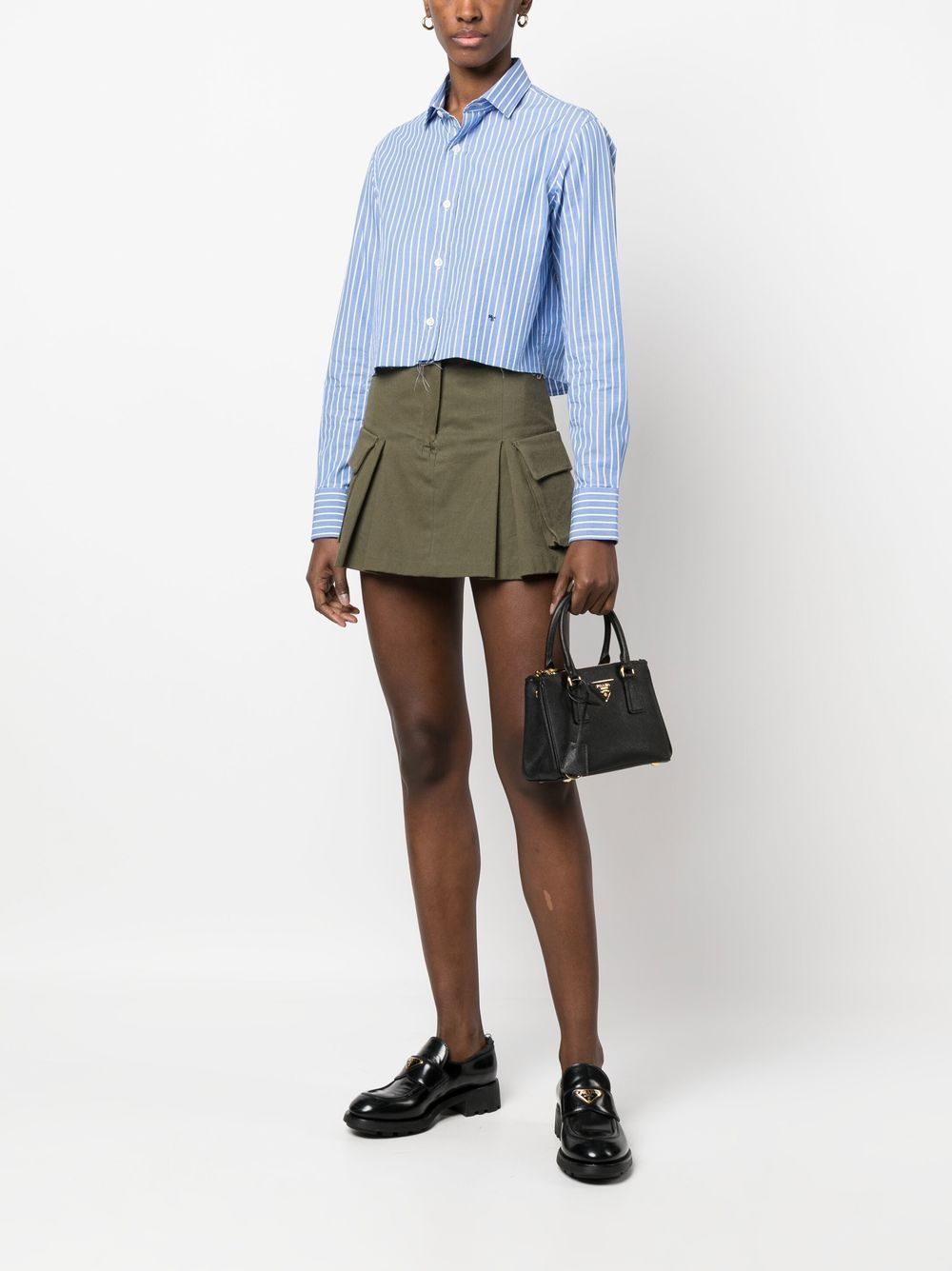 Pra*a logo-plaque tote bag