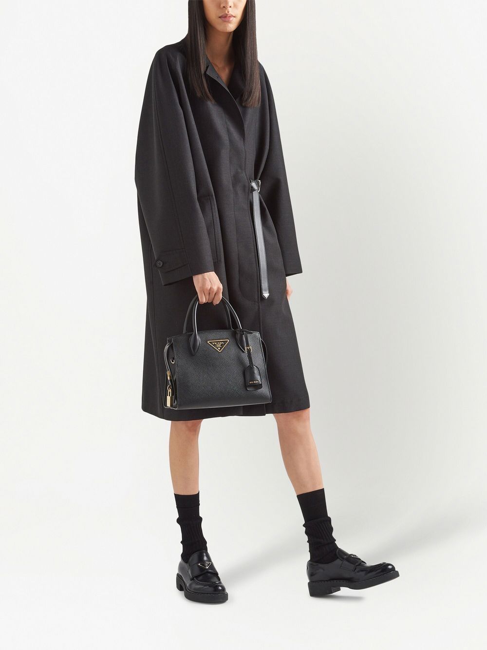 Pra*a kristen saffiano leather mini bag