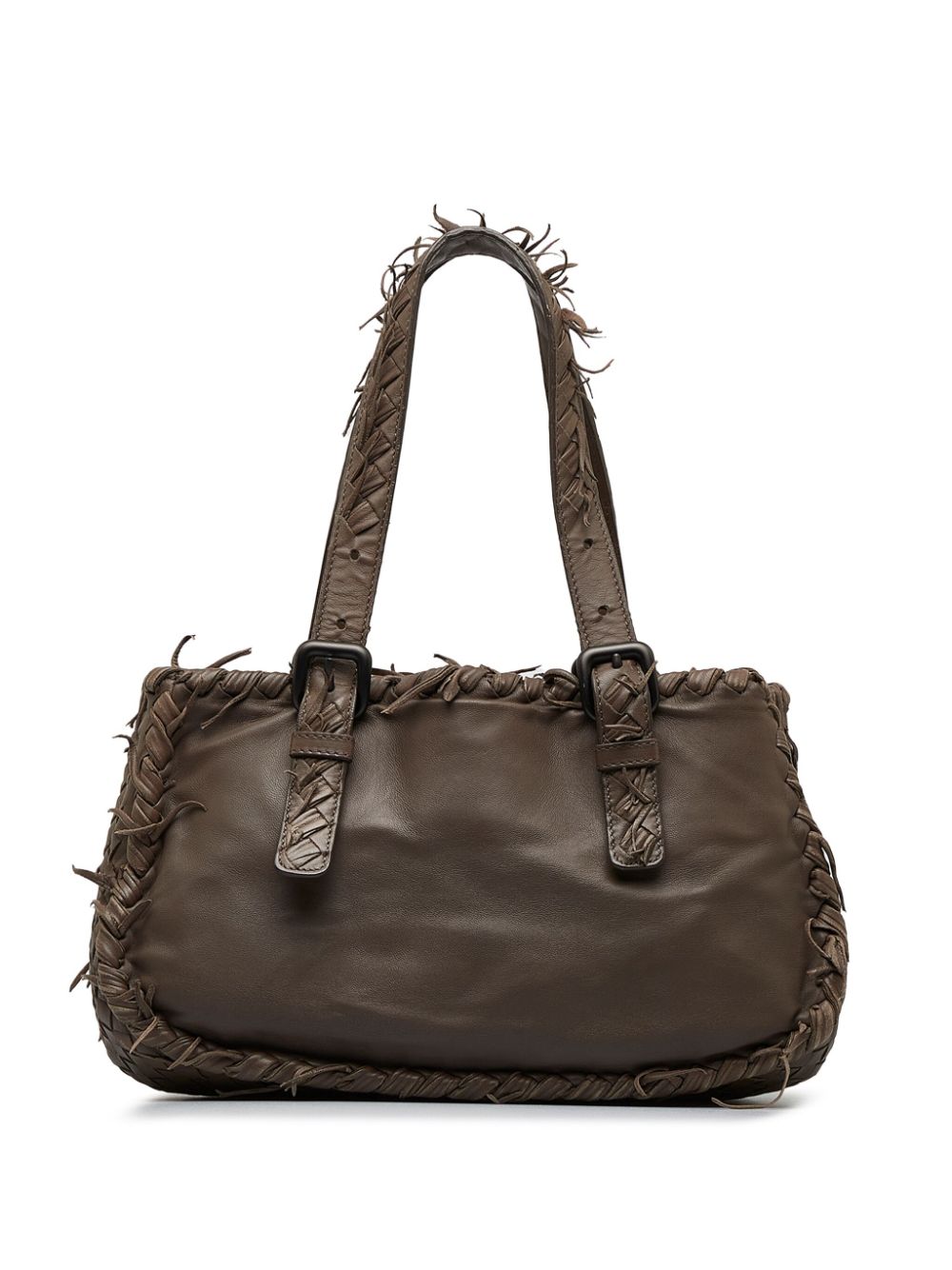 Bo*te*ga ve*ne*ta 2012-2022 intrecciato fringe tote bag