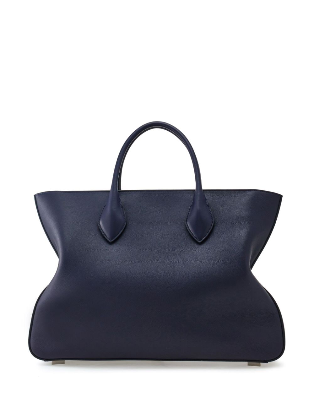 Ferragamo logo-stamp leather tote bag