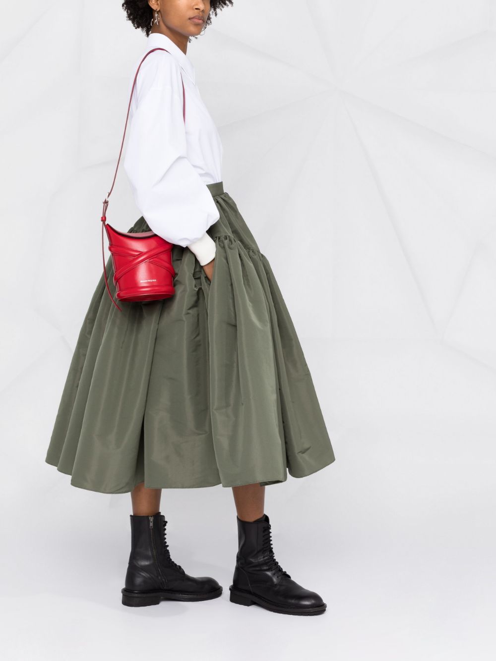 Alexander McQueen The Curve bucket bag